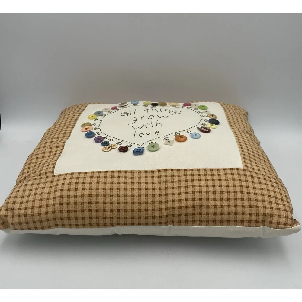 Handmade Decorative Pillow All Things Grow With Love 13